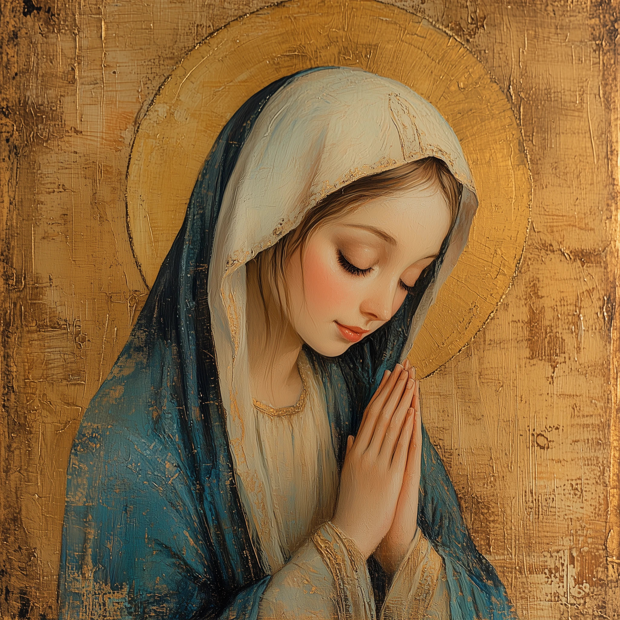 sainte-marie-gold - souvenir pèlerinages a Apparition Vierge a lourdes