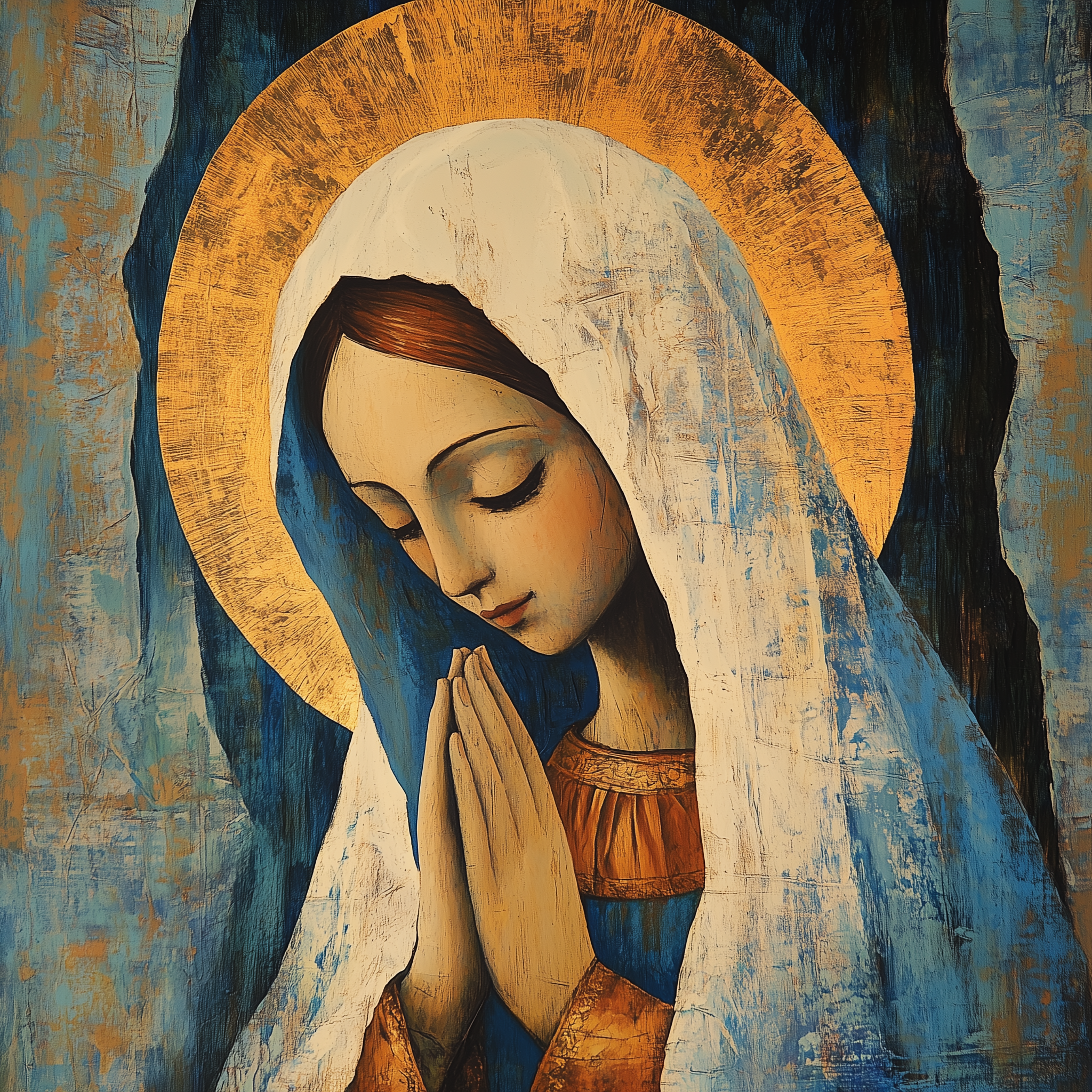 sainte-vierge-maman - Magnet bois a Apparition Vierge a lourdes - vierge-marie-lourdes